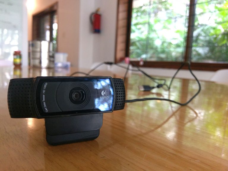 Webcam with 2 mics